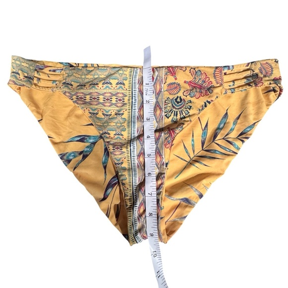 Roxy Women Swimsuit Low Rise Reversible Bikini Bottoms Estim M/L 30” Waistband - Picture 7 of 8